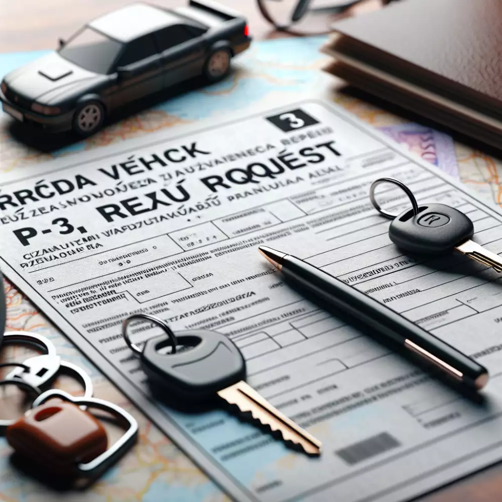 formulář na třetí spz